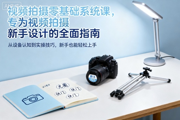 视频拍摄零基础系统课，专为视频拍摄新手设计的全面指南-学长网络