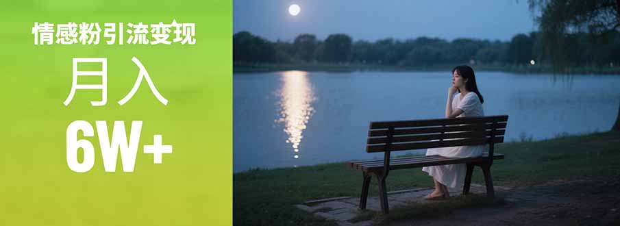 情感粉引流变现实操课：单月变现6w+，情感粉引流变现实操课-学长网络