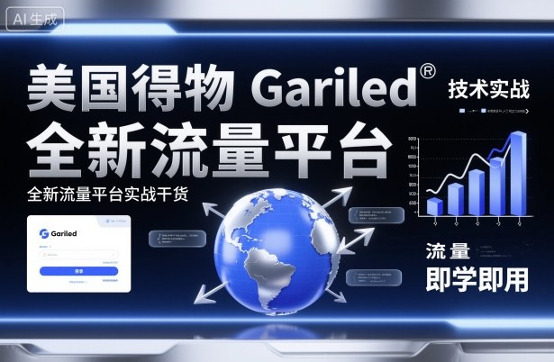 美国得物Gariled技术实战，全新流量平台​实战干货，即学即用-学长网络