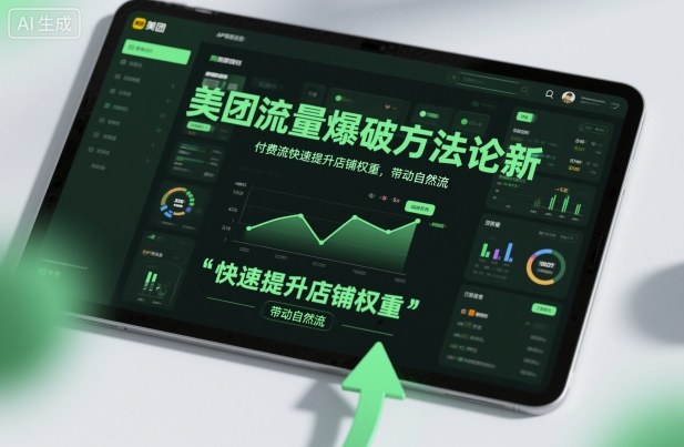 美团流量爆破方法论，付费流快速提升店铺权重，带动自然流-学长网络