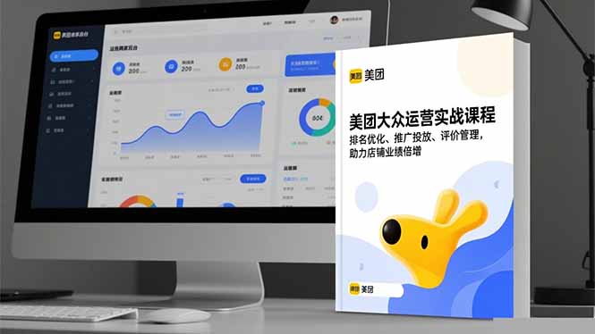 美团大众运营实战课程，排名优化、推广投放、评价管理，助力店铺业绩倍增-学长网络