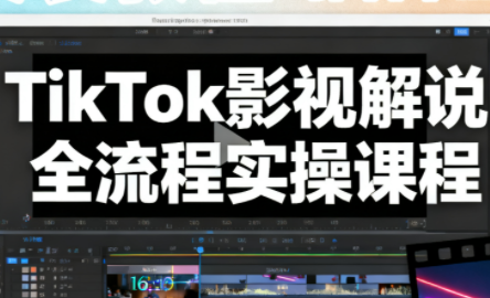 凌帧·TikTok影视解说全流程实操-学长网络