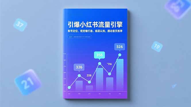 引爆小红书流量引擎,账号定位、视觉锤打造、底层认知,撬动首页推荐-学长网络