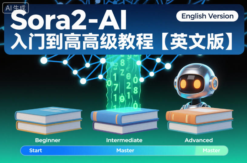 Sora2-AI入门到高级教程【英文版】-学长网络